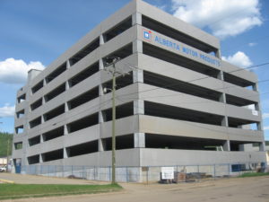 Lafarge Precast Edmonton Engineered parkade structure