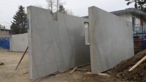 Lafarge Precast Edmonton Niche One residential condominium insulated foundation wall panels alberta 5