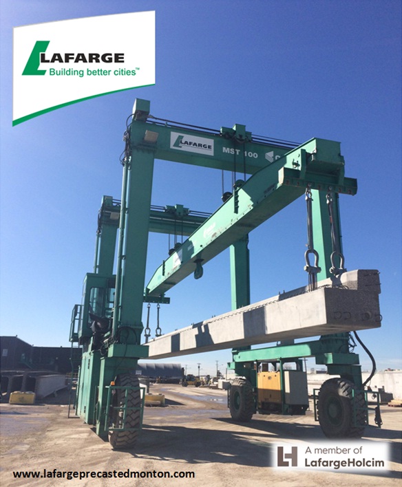 Lafarge Precast Edmonton Concrete Box Girder Bridge Construction