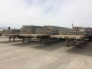 Precast Concrete Hollowcore shipment Edmonton Alberta