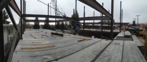 Precast Hollowcore Installation Niche One Calgary Lafarge Precast Edmonton Alberta