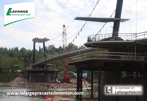Lafarge Precast Concrete Fort Edmonton Footbridge