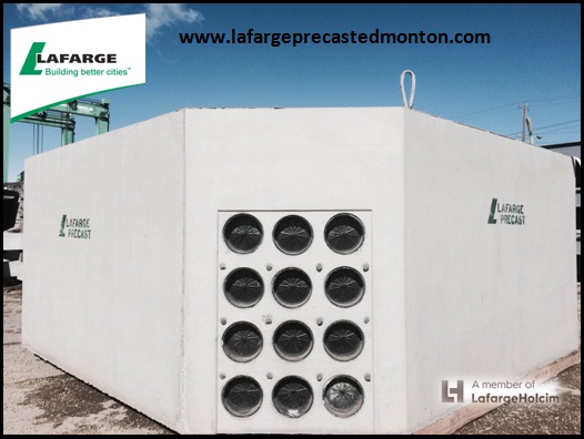 Lafarge Precast Concrete Vault Edmonton Alberta