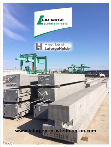 Precast Concrete Beams & Columns by Lafarge Precast Edmonton