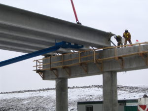 Anthony Henday Prestressed Precast Girders by Lafarge Precast Edmonton