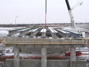 Anthony Henday Precast Girders by Lafarge Precast Edmonton Alberta