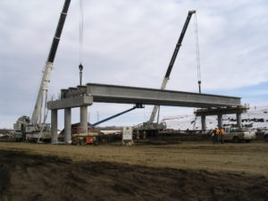 Anthony Henday Prestressed Precast Girders by Lafarge