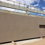 Architectural precast wall panels by lafarge Precast Edmonton for LOWES