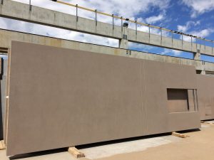 Architectural precast wall panels by lafarge Precast Edmonton for LOWES