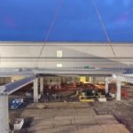 Precast concrete double tee installation canada