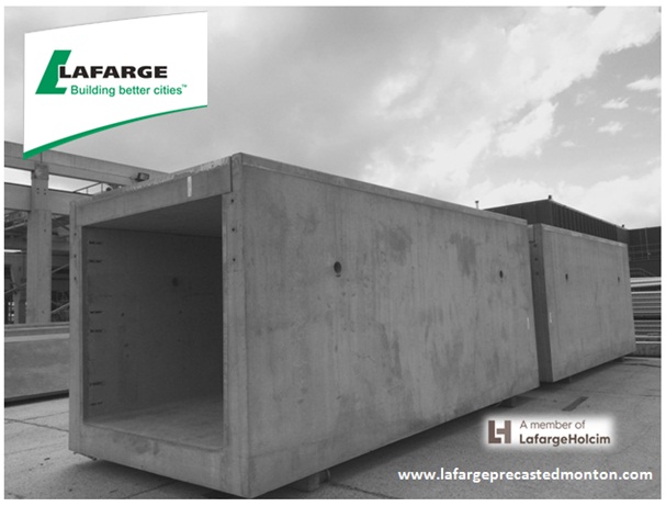 Precast Concrete Trench Underground Utilities by Lafarge Precast Edmonton