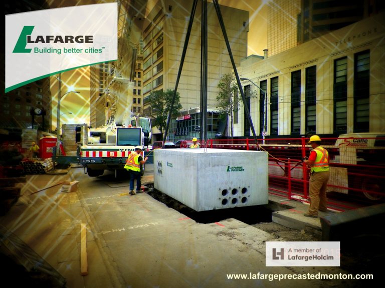 Concrete Utility Vault 1140 Lafarge Precast Edmonton Alberta