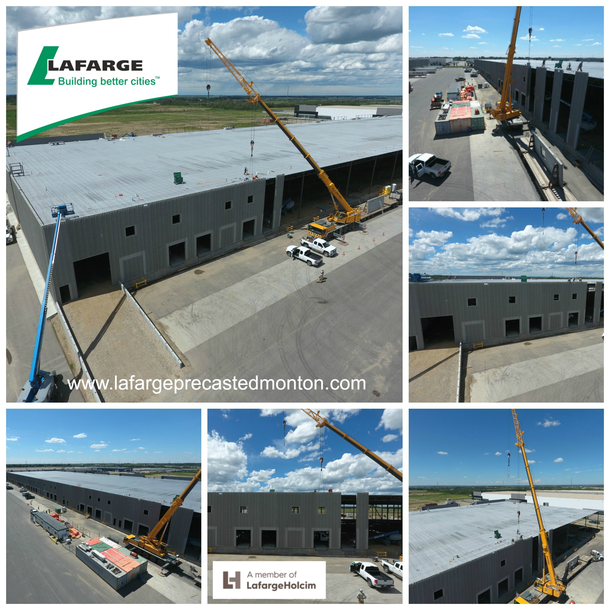 Prefab insulated wall panels Edmonton by Lafarge Precast Edmonton