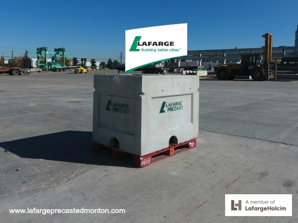 Concrete transformer bases Edmonton by Lafarge Precast Edmonton