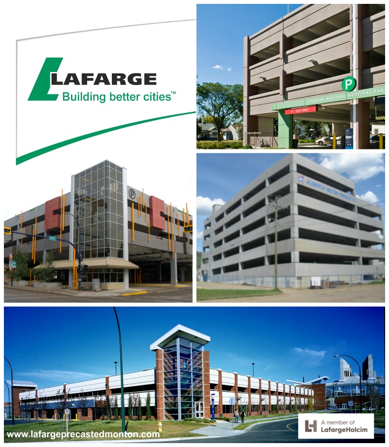 Precast Concrete Parkades Alberta by Lafarge Precast Edmonton