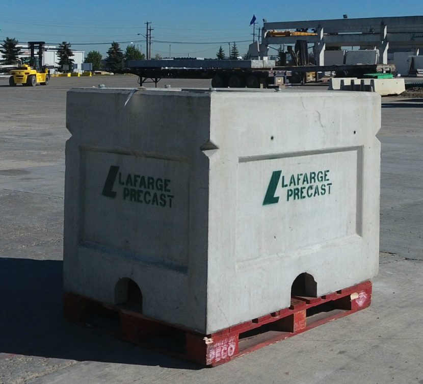 Lafarge Concrete Utility Bases Lafarge Precast Edmonton Alberta