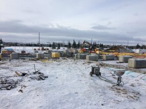 Alberta Jubilee Park Spruce Grove Project Precast Installation by Lafarge Precast Edmonton