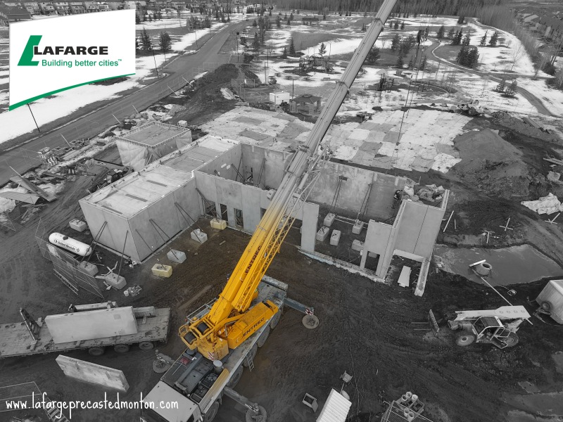 Insulated Precast Panels Alberta by Lafarge Precast Edmonton