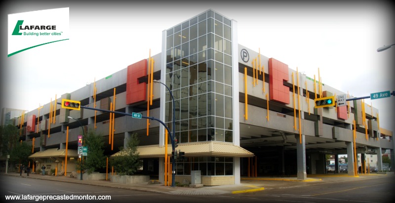 Precast Parking Garage Alberta by Lafarge Precast Edmonton