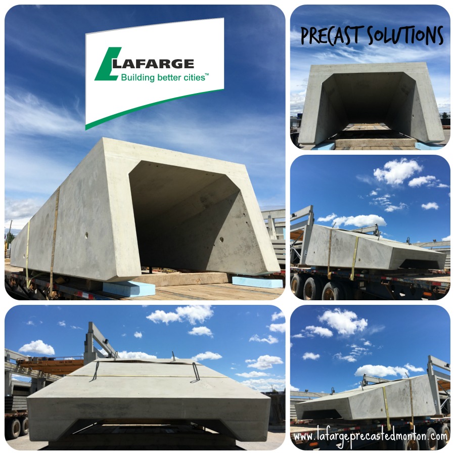 Custom Precast Concrete Trenches by Lafarge Precast Edmonton