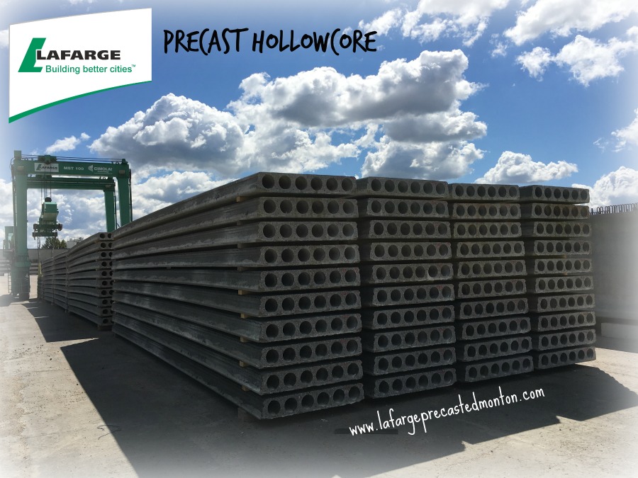 Hollowcore Floor Systems Calgary – Lafarge Precast Edmonton Alberta