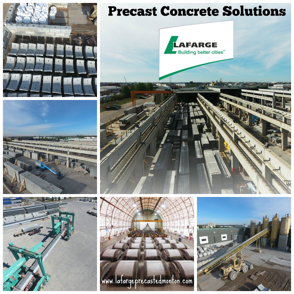 Precast Concrete Manufacturer Western Canada by Lafarge precast Edmonton