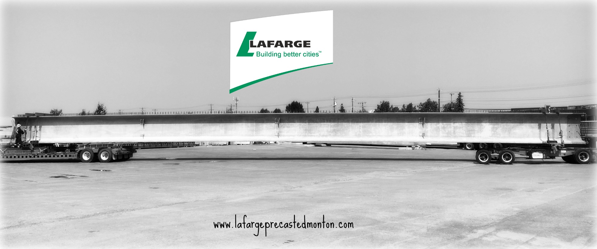 Prestressed Precast Concrete Girders by Lafarge Precast Edmonton