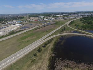 Taylor Drive Intersection expansion Red Deer by Lafarge Precast Edmonton AB