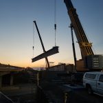 Taylor Drive Red Deer precast concrete NU Girders by Lafarge Precast Edmonton AB