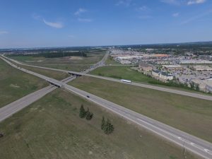 Taylor Drive Intersection expansion Red Deer by Lafarge Precast Edmonton Alberta