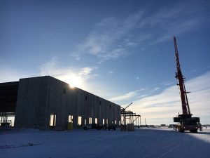 Ford Distribution Center Nisku Leduc Wall panels by Lafarge Precast Edmonton 1