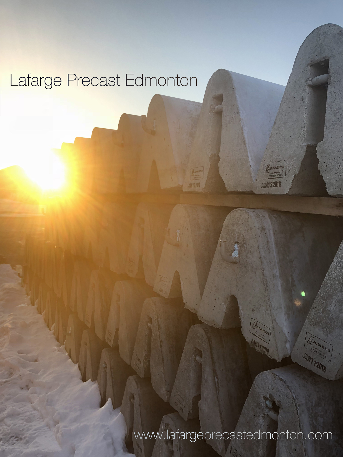 Lafarge Precast Edmonton Mini Barrier 4020