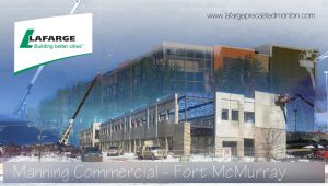 Concrete Wall Installations by Lafarge Precast Edmonton