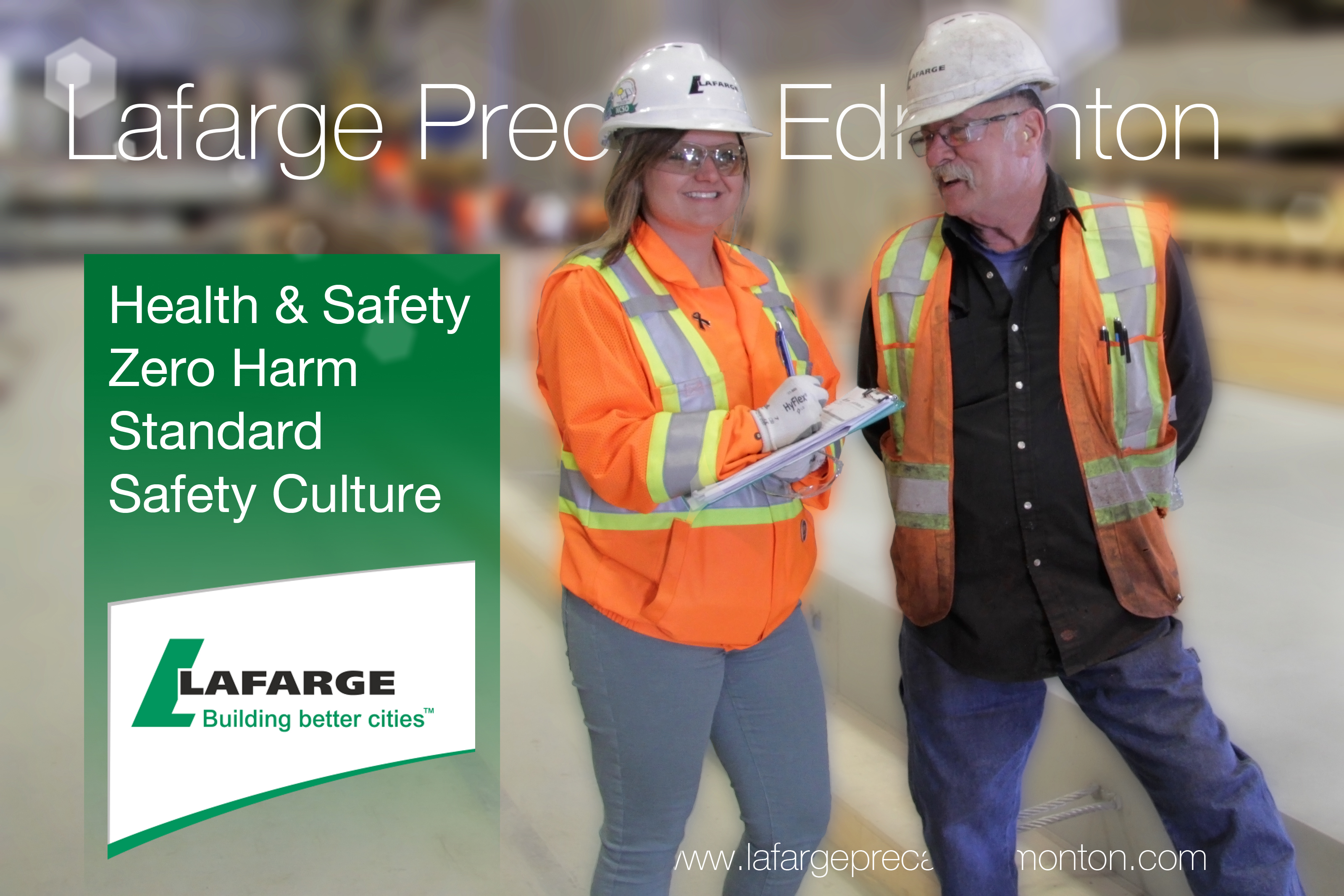 Lafarge precast edmonton cement quality control Safety Zero Harm