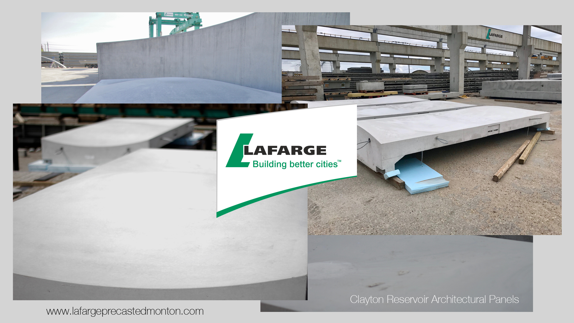 cement panels architectural quality control Lafarge Precast Edmonton