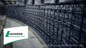 Rebar steel concrete Lafarge Precast Edmonton