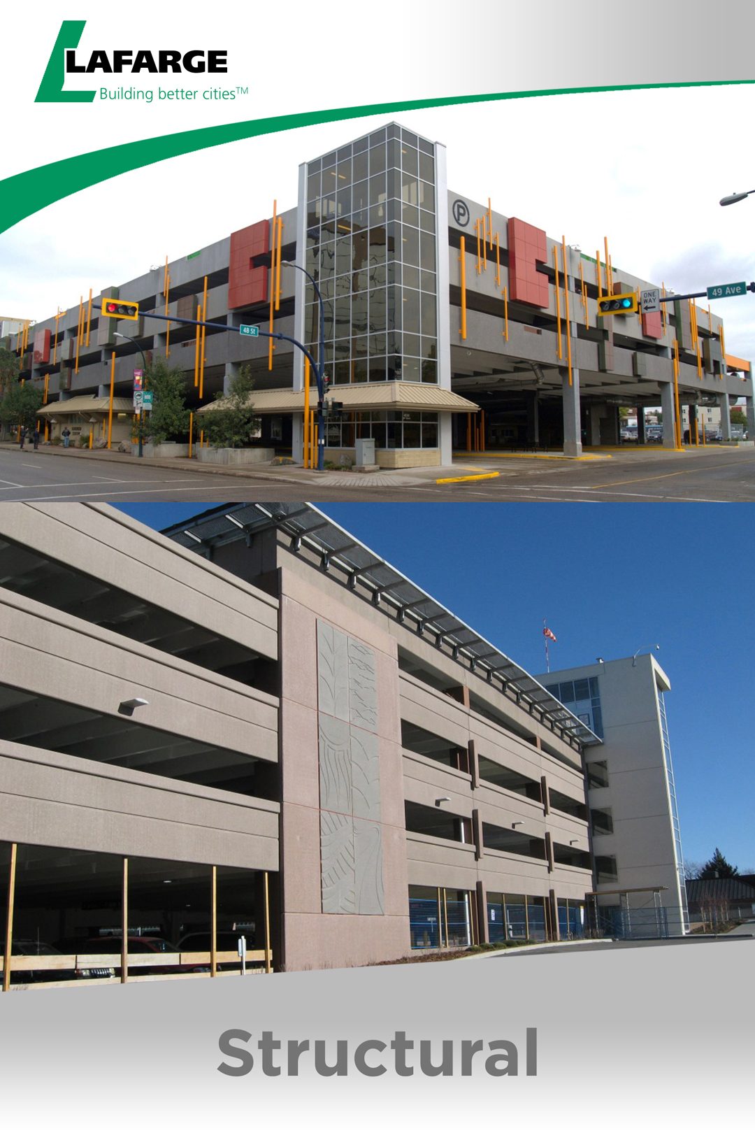 Lafarge Precast Edmonton Parkade Install