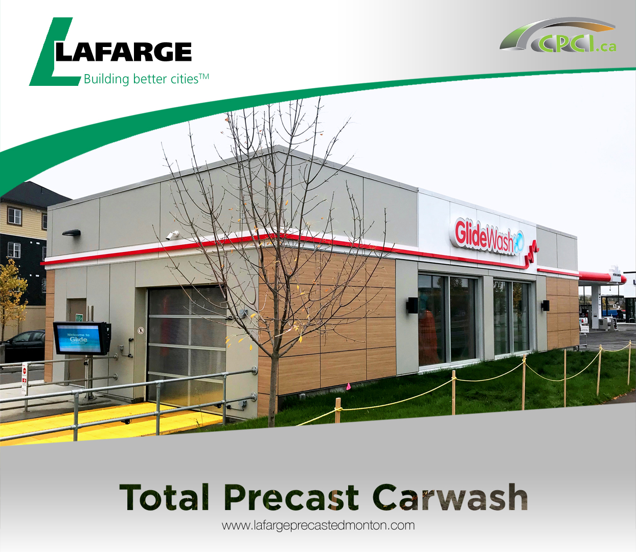 Legacy Carwash Total Precast Insulcore Hollowcore Lafarge Precast Edmonton