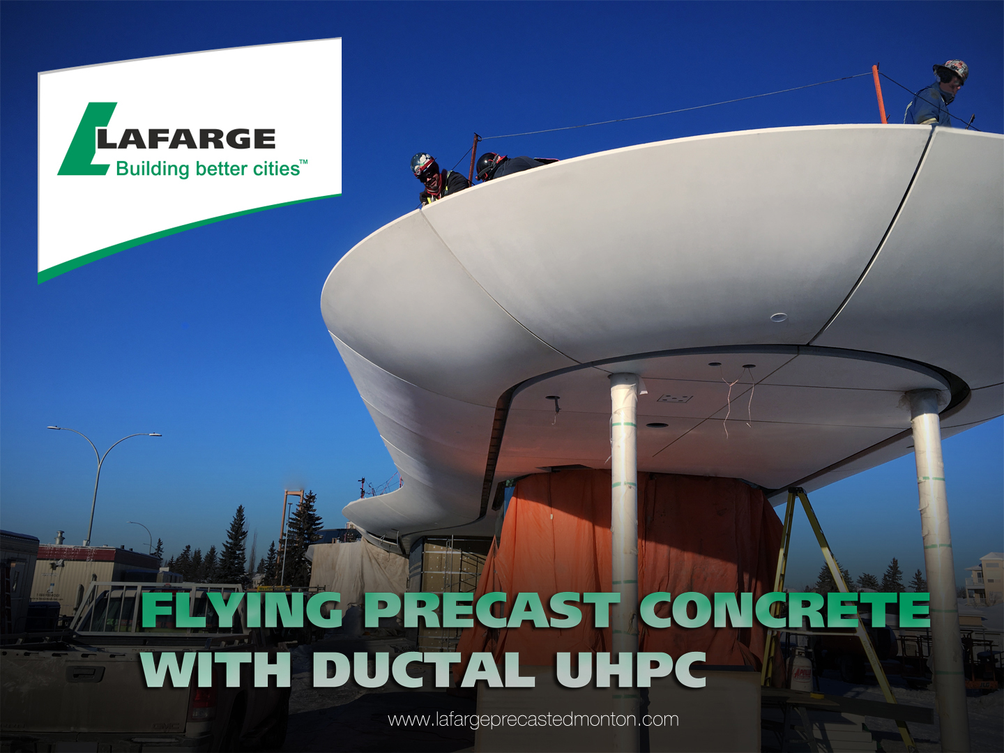 UHPC Ductal Architectural Panels Edmonton Lafarge Precast Castle Downs Transit Centre City of Edmonton Group 2