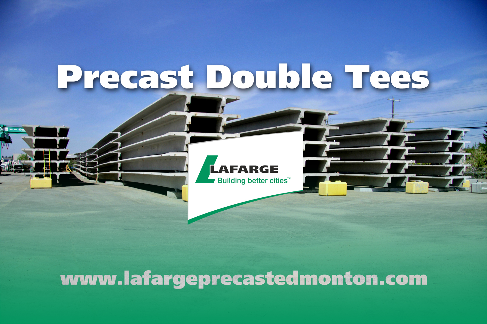 Lafarge Precast Edmonton Double Tees Parkades Decks Concrete Construction Infrastructure Edmonton