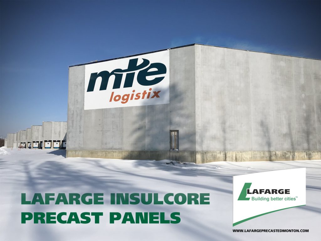 Lafarge Precast Edmonton Mte Warehouse Install Lafarge Precast Edmonton Alberta