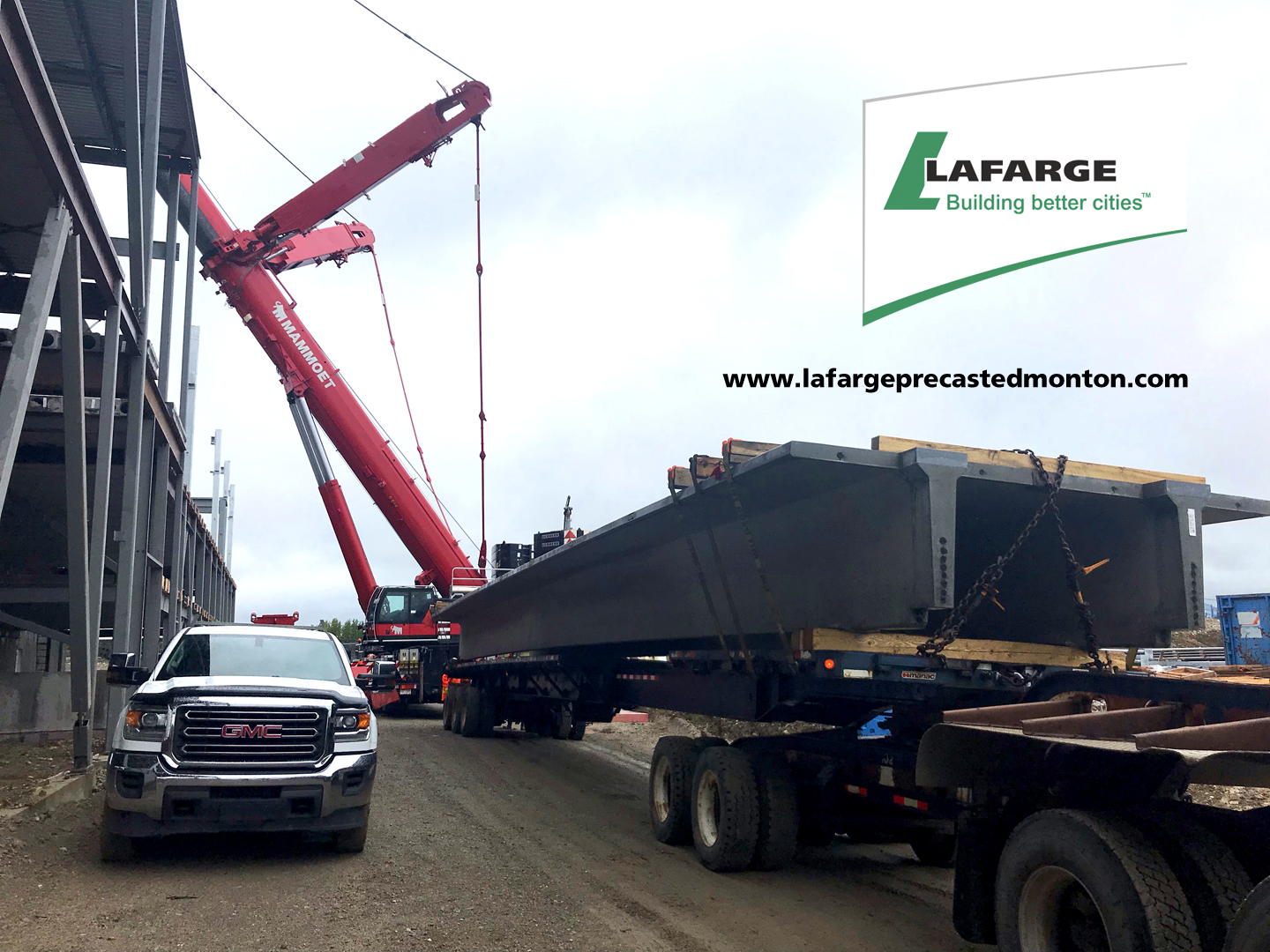 Lafarge Precast Edmonton Double Tees Parkades Decks Concrete Construction Infrastructure Edmonton