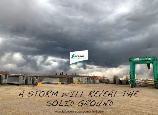 Lafarge Precast Edmonton Storm covid-19 covid alberta strong concrete cement