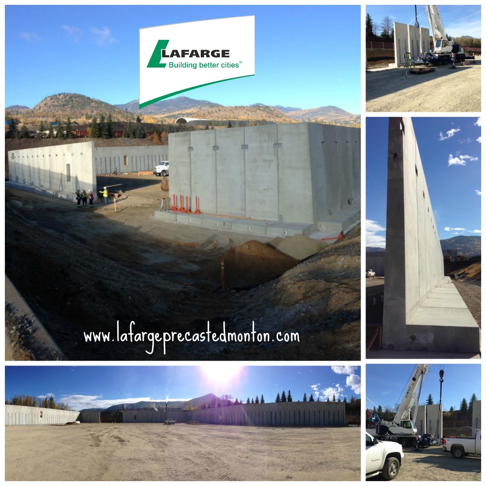 Precast Concrete Containment Walls Alberta by Lafarge Precast Edmonton