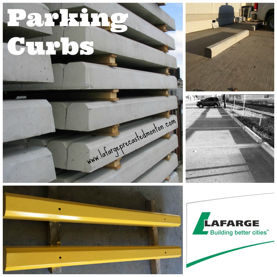 concrete parking curbs