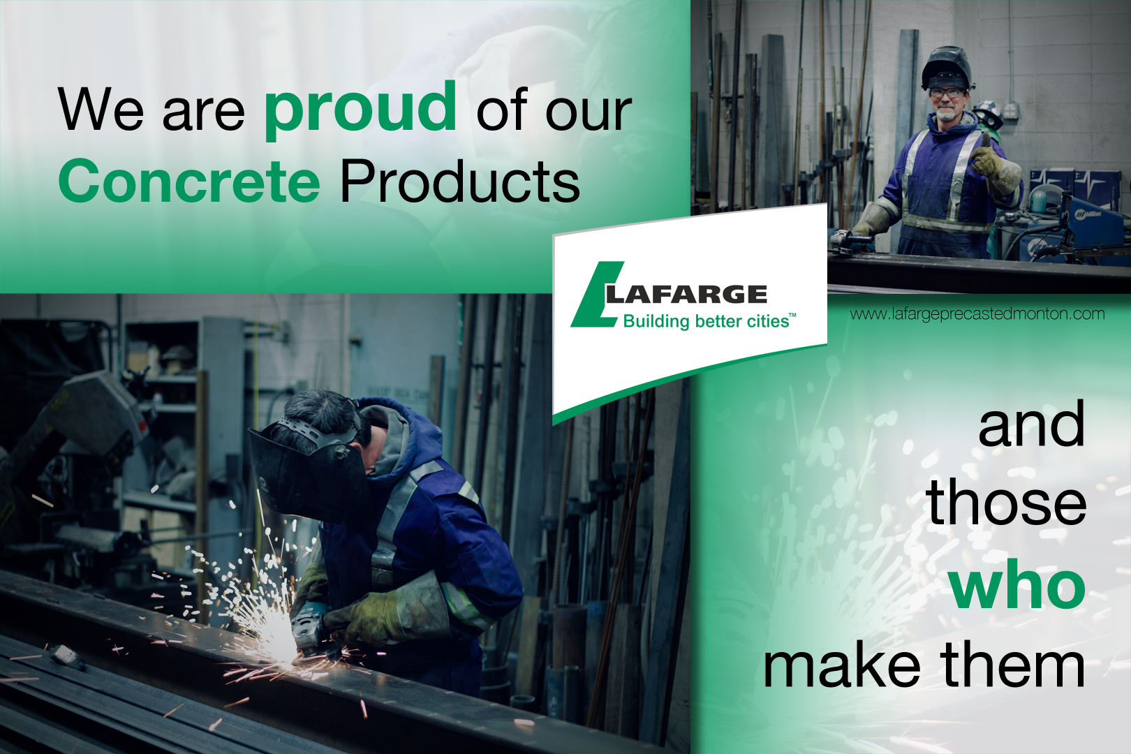 Lafarge Precast Edmonton Welding Welder cws precast concrete tilte up