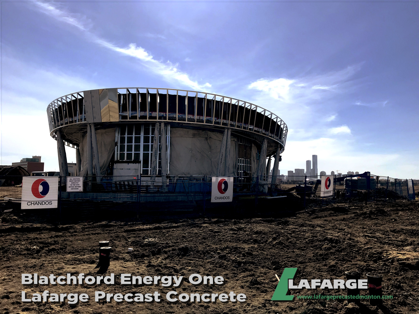 Blatchford Energy One Precast Concrete Cladding Chandos Cement panels base protection