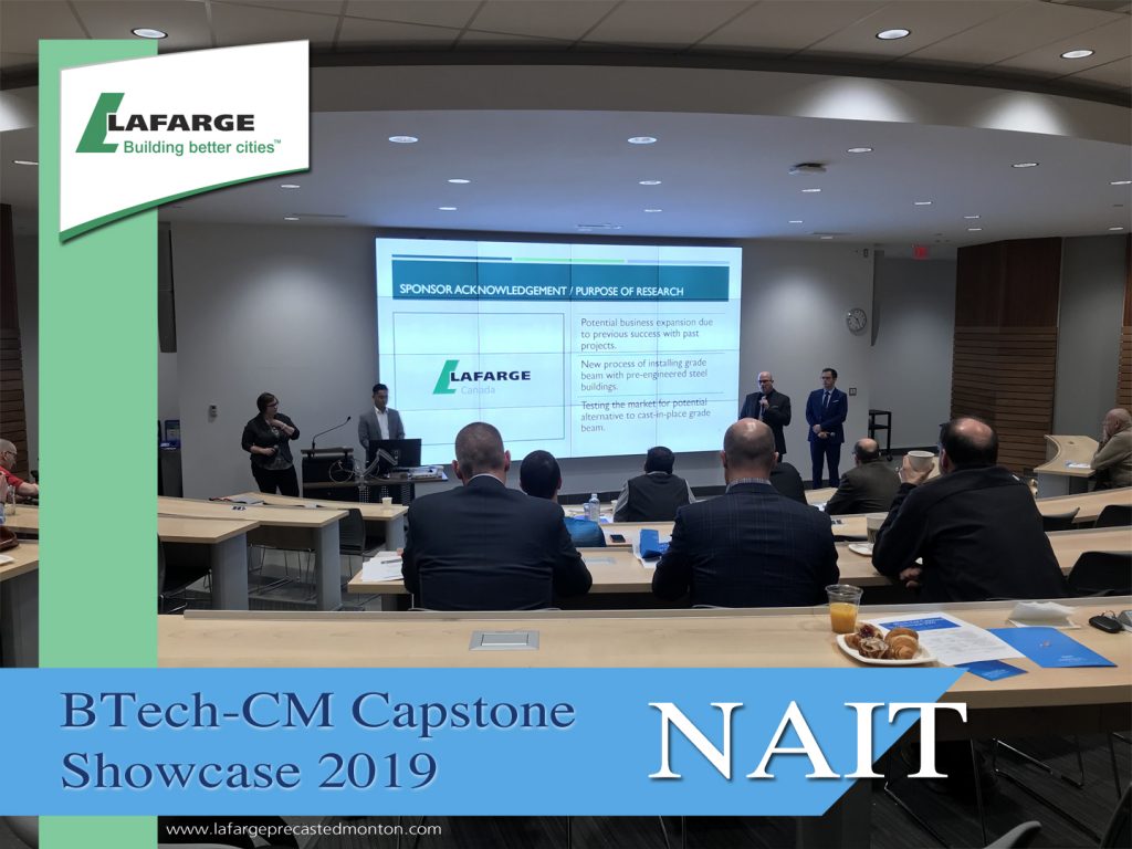 Lafarge Precast Edmonton NAIT BTech Showcase 2019 – Lafarge Precast ...