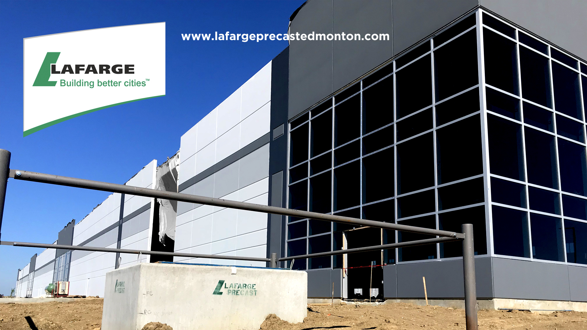 Lafarge Precast Edmonton base Insulcore Precast Concrete walls tilt-up cement construction building efficient Elan Southport